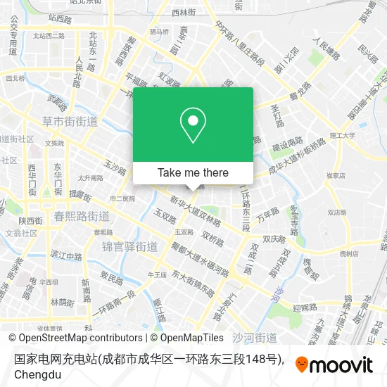 国家电网充电站(成都市成华区一环路东三段148号) map