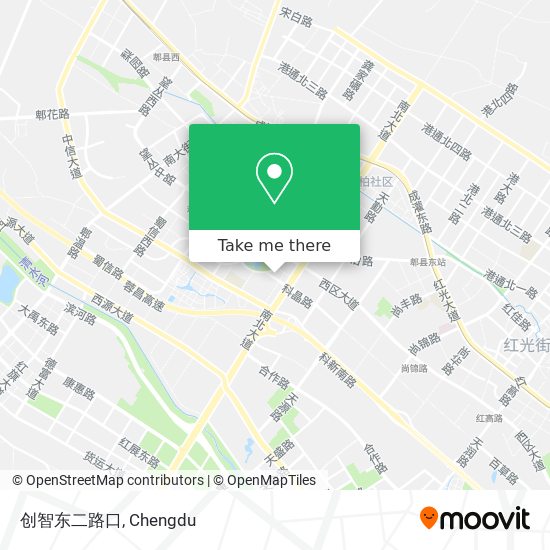创智东二路口 map