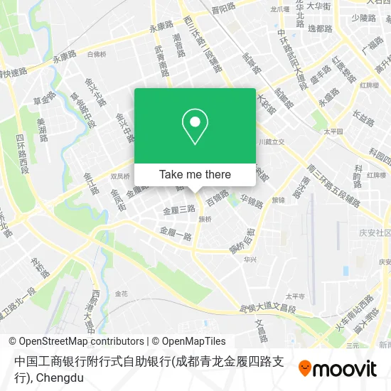 中国工商银行附行式自助银行(成都青龙金履四路支行) map