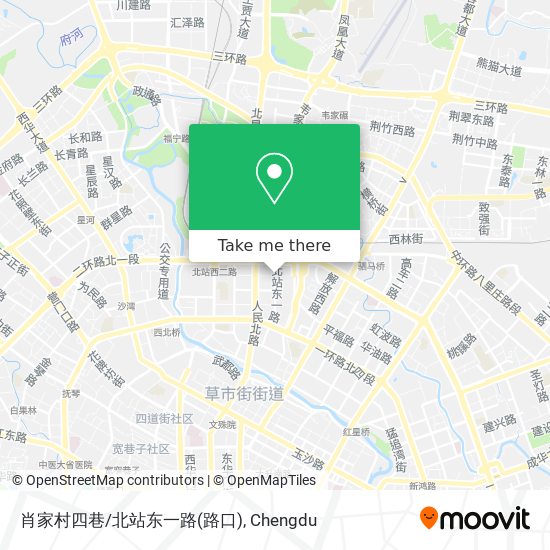 肖家村四巷/北站东一路(路口) map