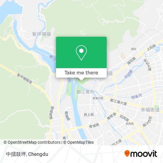 中擂鼓坪 map
