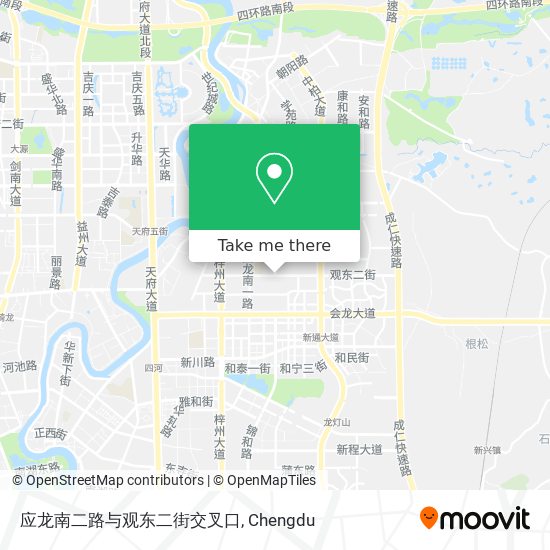 应龙南二路与观东二街交叉口 map