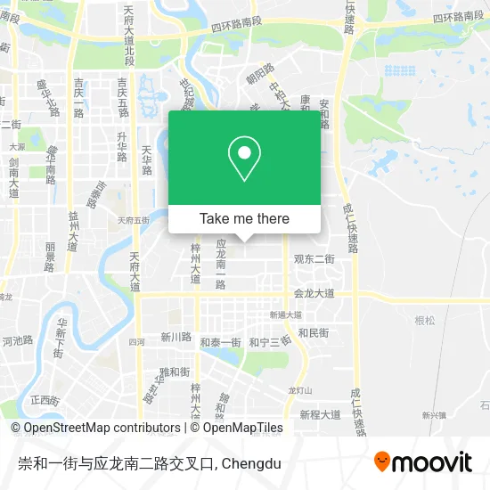 崇和一街与应龙南二路交叉口 map