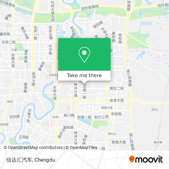信达汇汽车 map