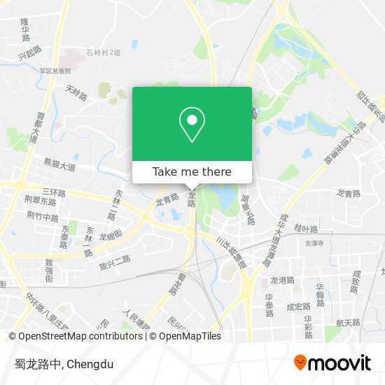 蜀龙路中 map