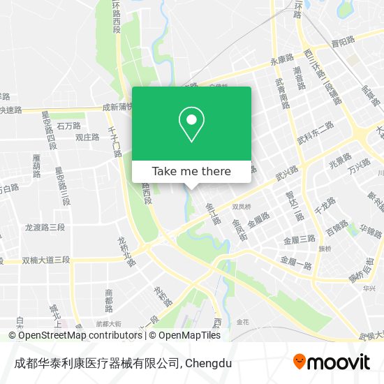 成都华泰利康医疗器械有限公司 map