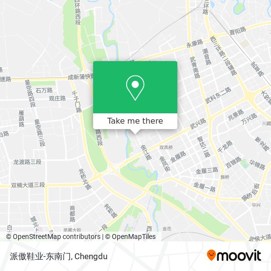 派傲鞋业-东南门 map
