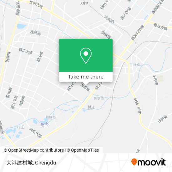 大港建材城 map