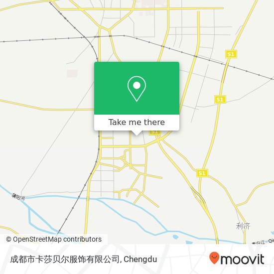 成都市卡莎贝尔服饰有限公司 map