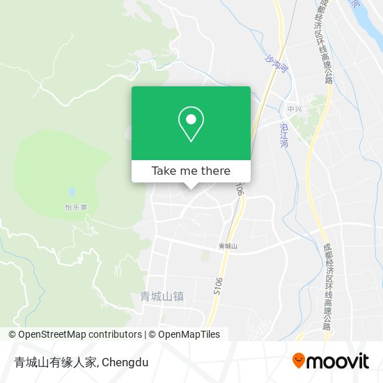 青城山有缘人家 map