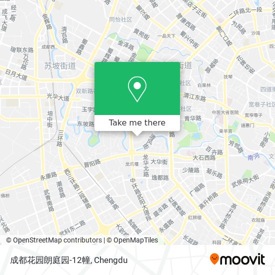 成都花园朗庭园-12幢 map