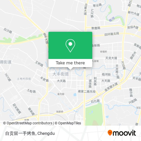 自贡留一手烤鱼 map