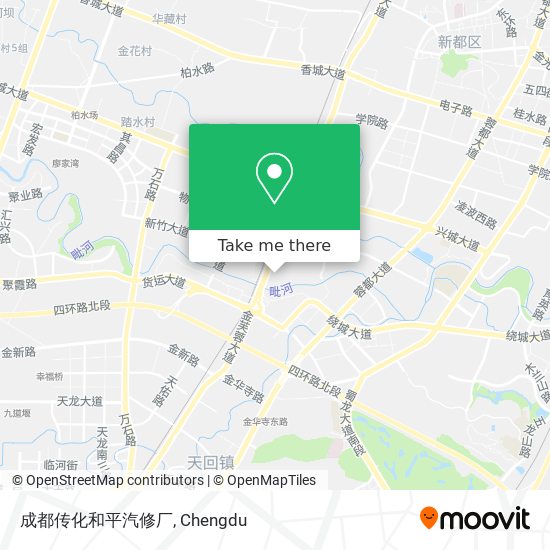 成都传化和平汽修厂 map