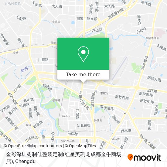 金彩深圳树制佳整装定制(红星美凯龙成都金牛商场店) map