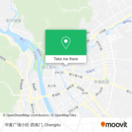 华夏广场小区-西南门 map