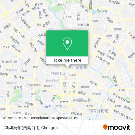 新华宾馆(西南2门) map