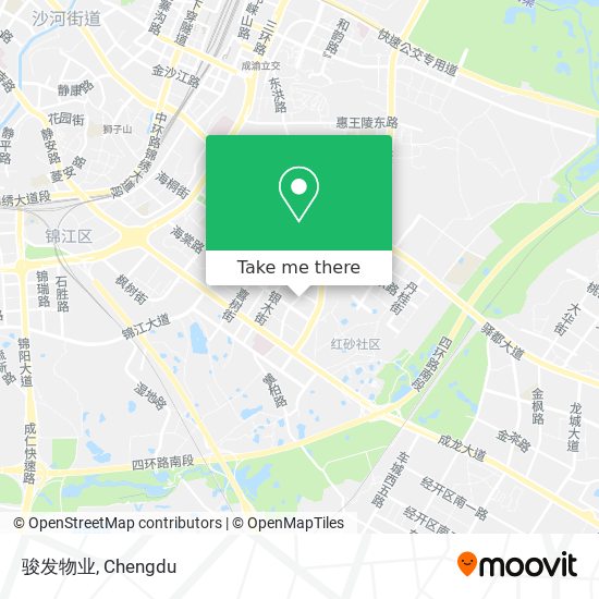 骏发物业 map