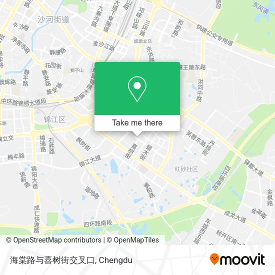 海棠路与喜树街交叉口 map