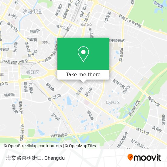 海棠路喜树街口 map