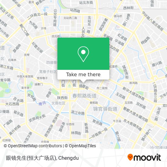 眼镜先生(恒大广场店) map