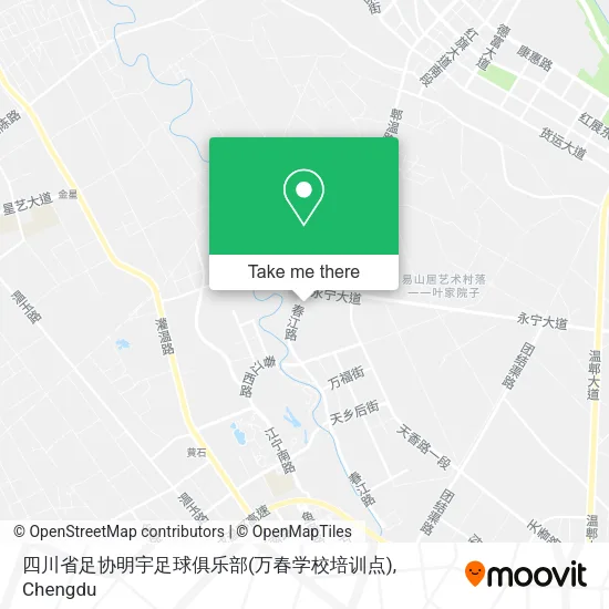 四川省足协明宇足球俱乐部(万春学校培训点) map
