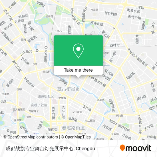 成都战旗专业舞台灯光展示中心 map