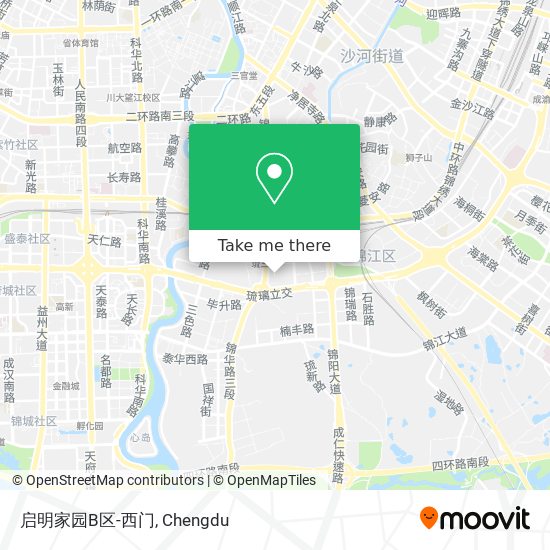 启明家园B区-西门 map