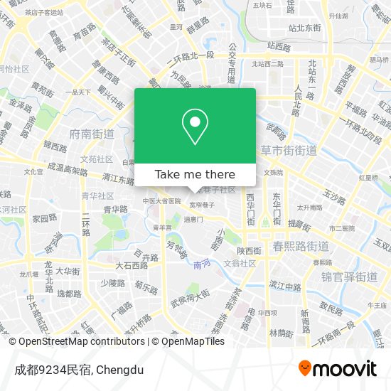 成都9234民宿 map