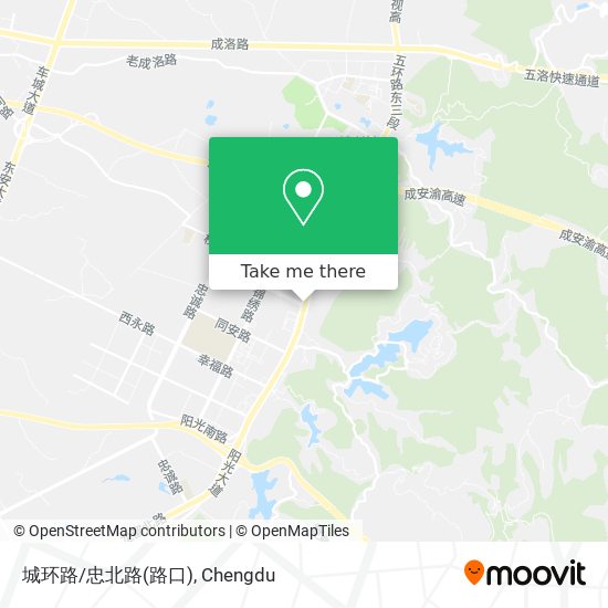 城环路/忠北路(路口) map
