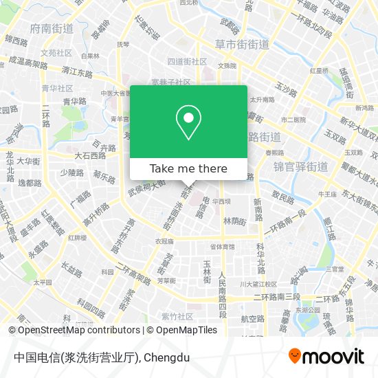 中国电信(浆洗街营业厅) map