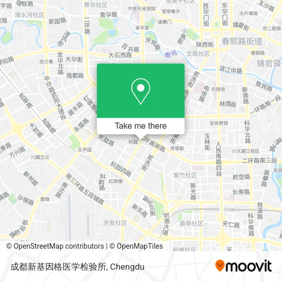 成都新基因格医学检验所 map