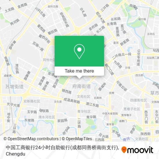 中国工商银行24小时自助银行(成都同善桥南街支行) map