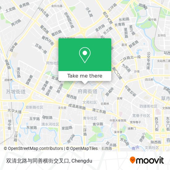 双清北路与同善横街交叉口 map