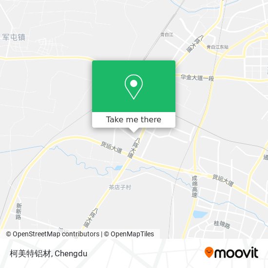 柯美特铝材 map