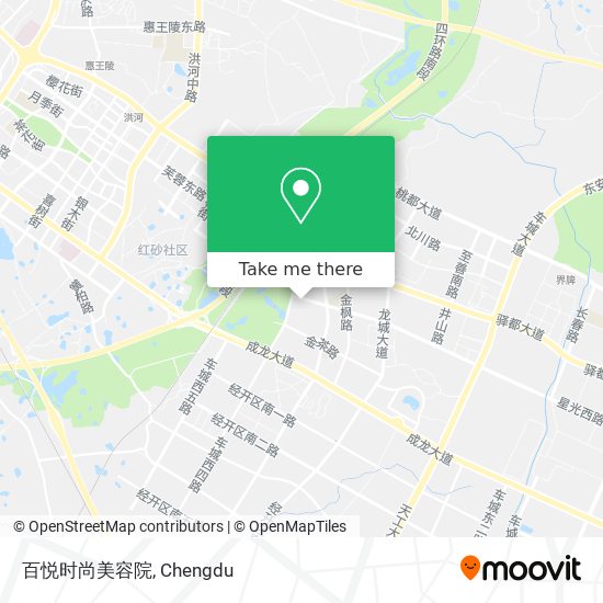 百悦时尚美容院 map
