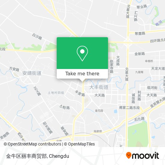 金牛区丽丰商贸部 map