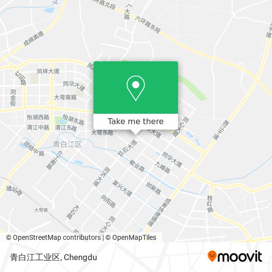 青白江工业区 map