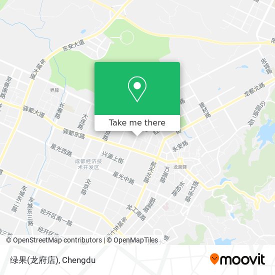 绿果(龙府店) map