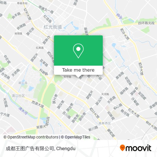 成都王图广告有限公司 map