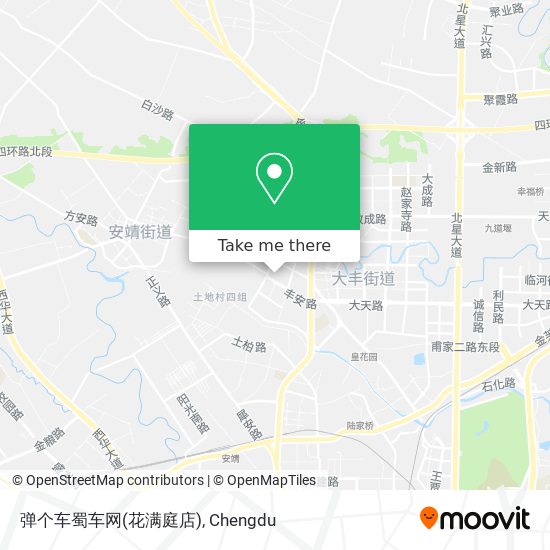 弹个车蜀车网(花满庭店) map