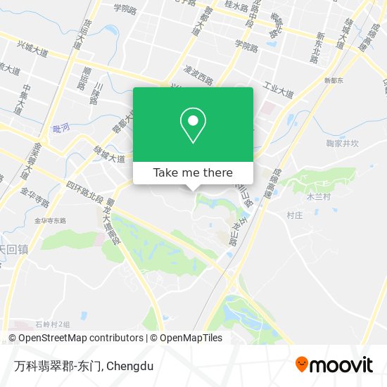 万科翡翠郡-东门 map