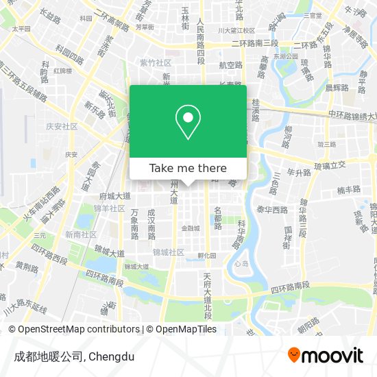 成都地暖公司 map