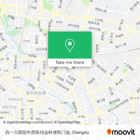 四一六医院中西医结合科便民门诊 map