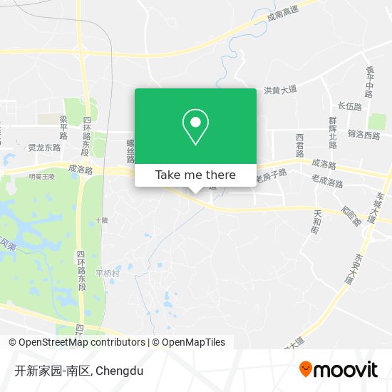 开新家园-南区 map