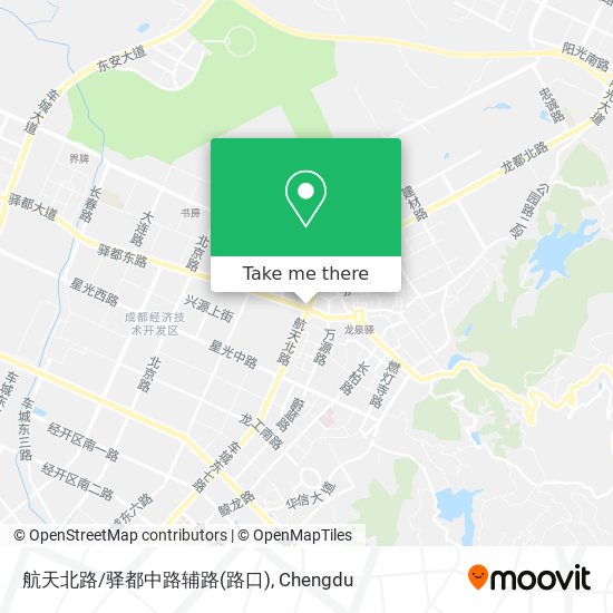 航天北路/驿都中路辅路(路口) map