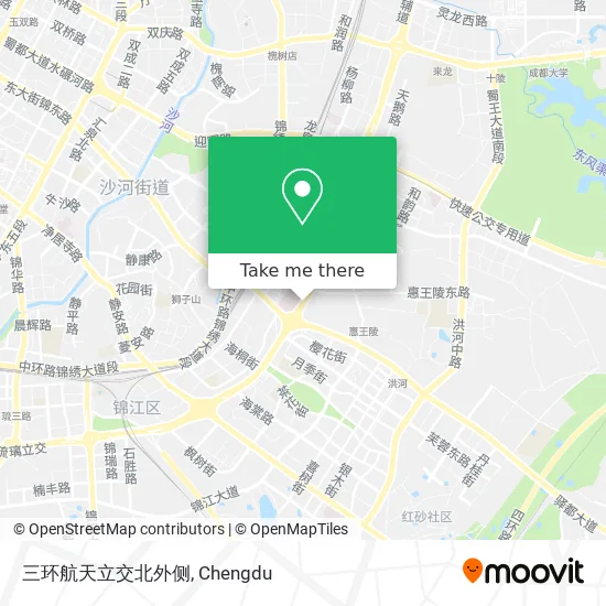 三环航天立交北外侧 map