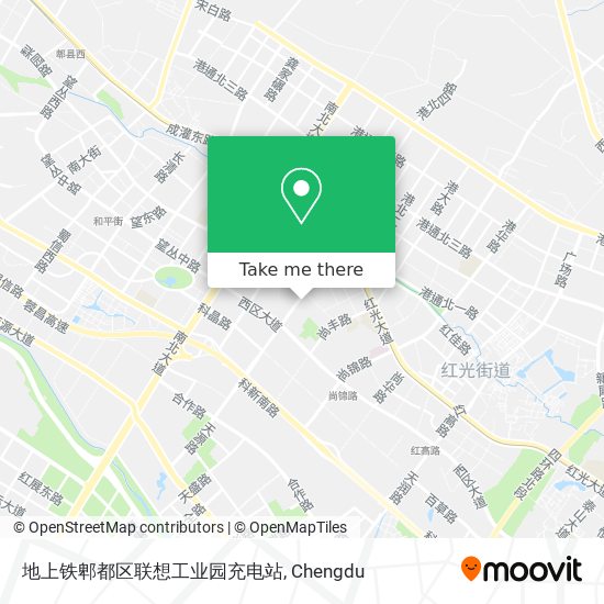 地上铁郫都区联想工业园充电站 map
