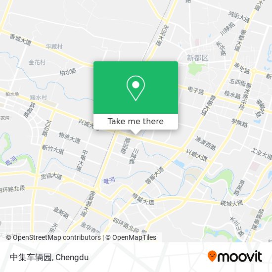 中集车辆园 map