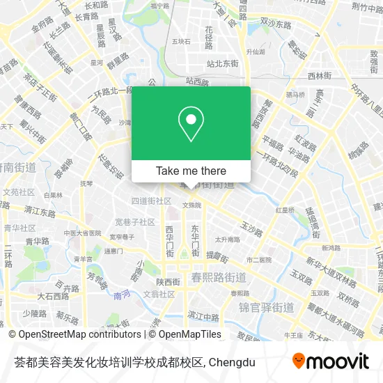 荟都美容美发化妆培训学校成都校区 map