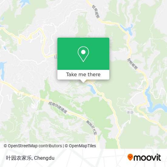 叶园农家乐 map